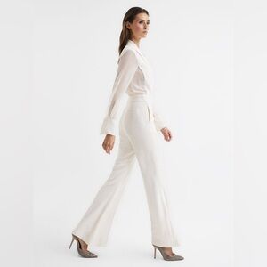 REISS LENNON TUXEDO JUMPSUIT in IVORY NWT!!